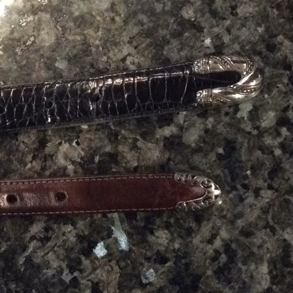 Two Brighton Leather Belts - Picture 4 of 8